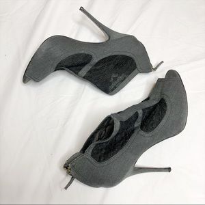 ELIZABETH and JAMES Lace and Wool bootie